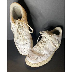 Nike Court Vision Low Sneakers Shoes Triple White Womens 8.5 Shoes CD5434-100